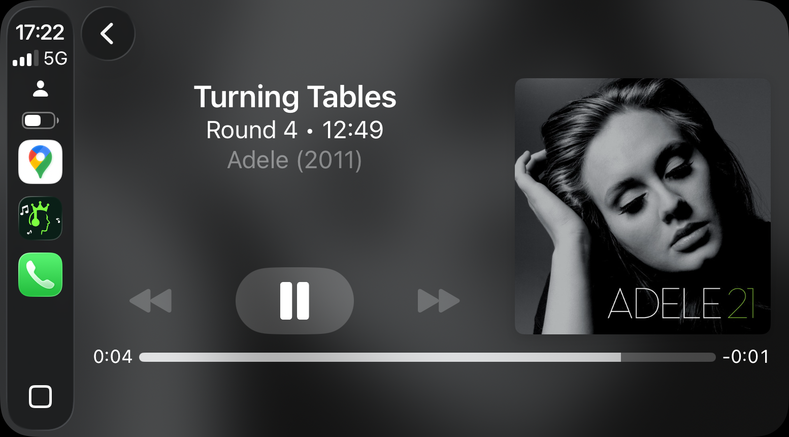 Apple CarPlay gameplay screenshot